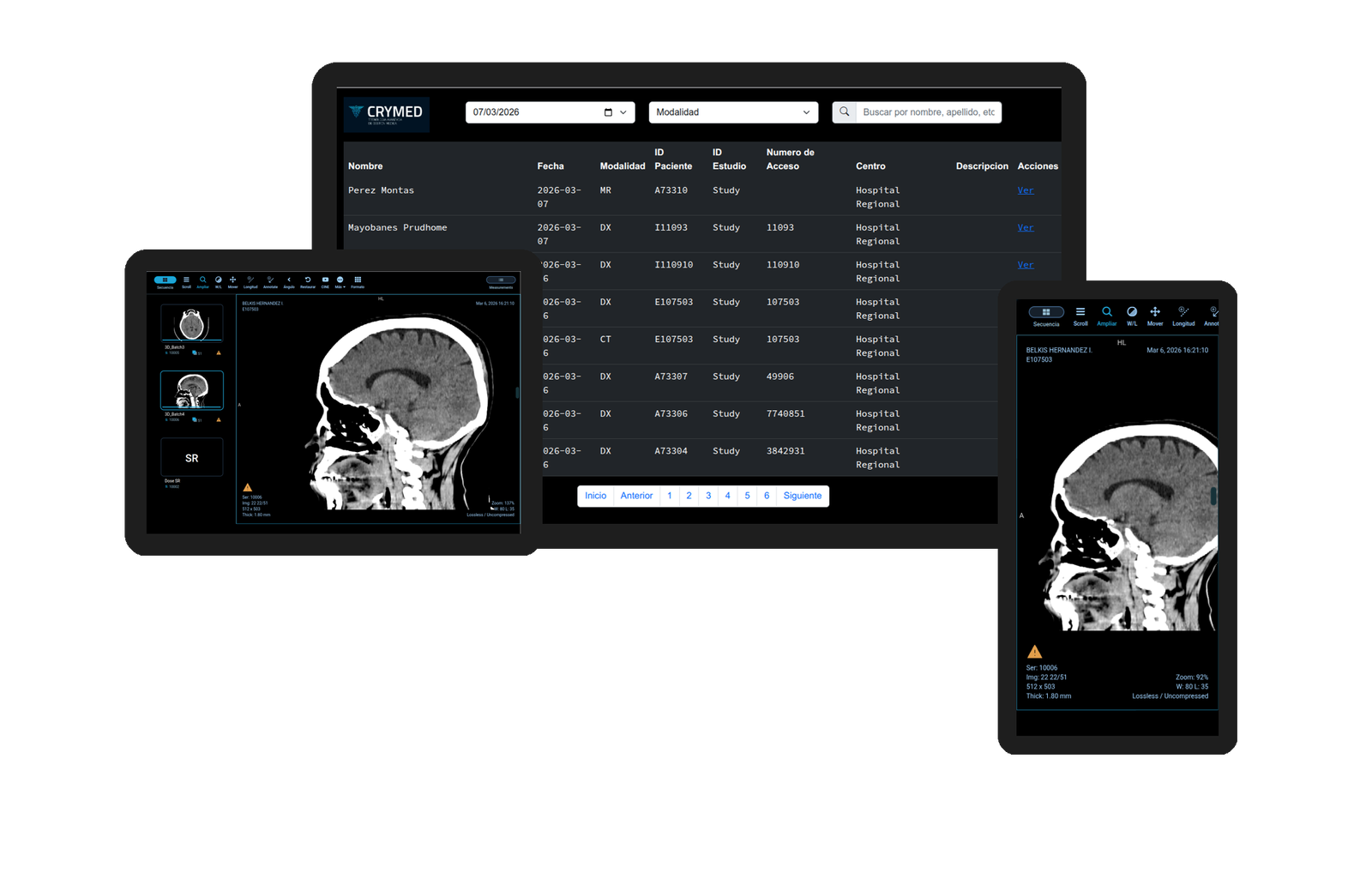 Visor Web DICOM Multiplataforma